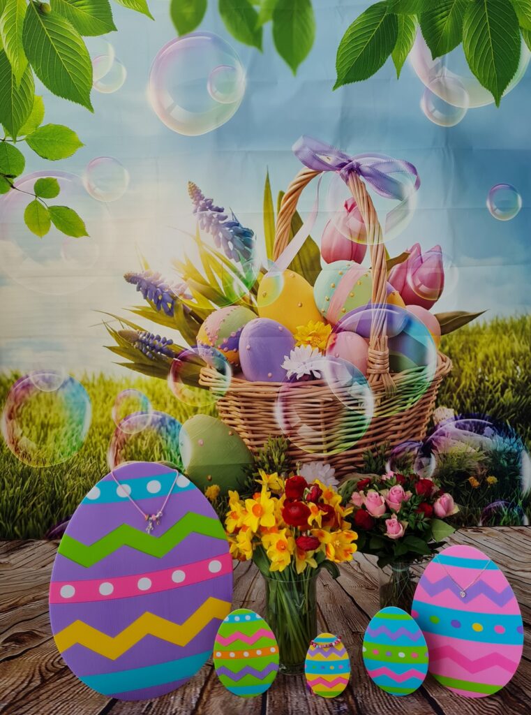 Fotohintergrund Ostereier